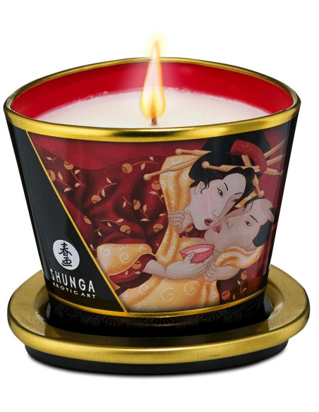 Massage Candle Strawberry Sparkling Wine