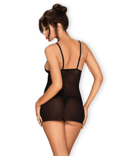 Bielizna-Lucita koszulka i stringi czarna L/XL 2