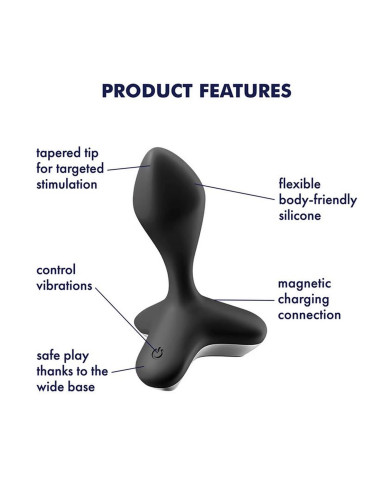 Plug-Vibrator Game Changer (Black)