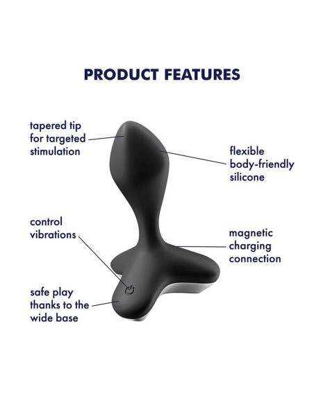 Plug-Vibrator Game Changer (Black)
