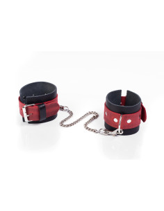 Kajdanki- Cuffs Crazy Horse Red, Small