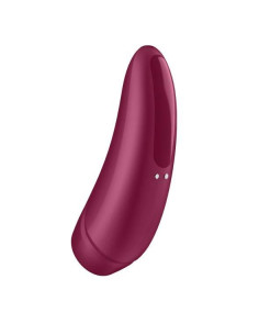 Wibrator - Curvy 1+ Air Pulse Stimulator + Vibration Rose Red