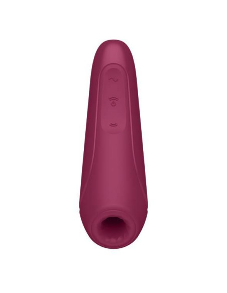 Wibrator - Curvy 1+ Air Pulse Stimulator + Vibration Rose Red