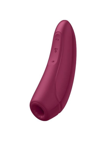 Wibrator - Curvy 1+ Air Pulse Stimulator + Vibration Rose Red