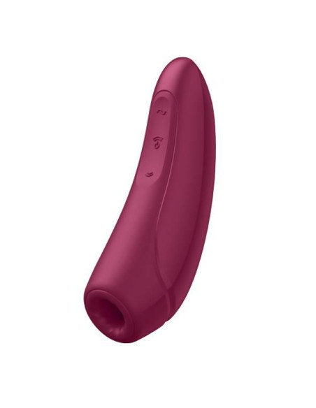 Wibrator - Curvy 1+ Air Pulse Stimulator + Vibration Rose Red