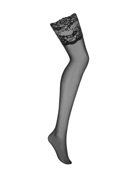 Bielizna-810-STO-1 pończochy czarne  S/M