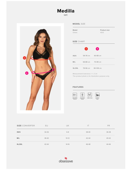 Medilla komplet 2-częściowy  M/L