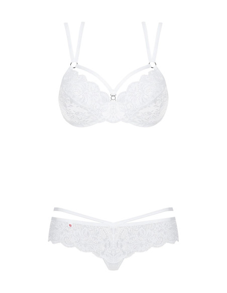 Bielizna-860-SET-2 komplet 2-częściowy biały L/XL