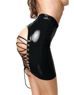Wetlook skirt Leanne - black XL 2