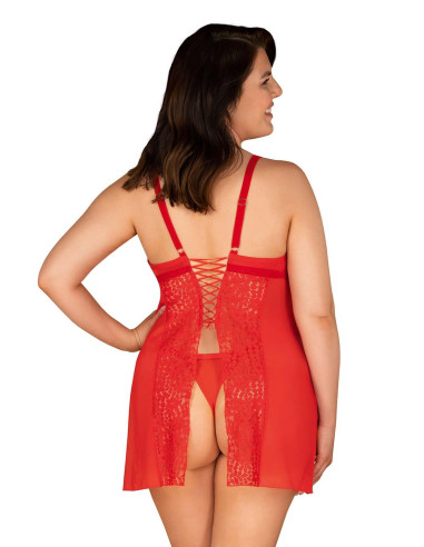 Bielizna-Blossmina koszulka i stringi 6XL/7XL