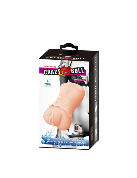 CRAZY BULL- Realistic 3D VAGINA, Water lubricant