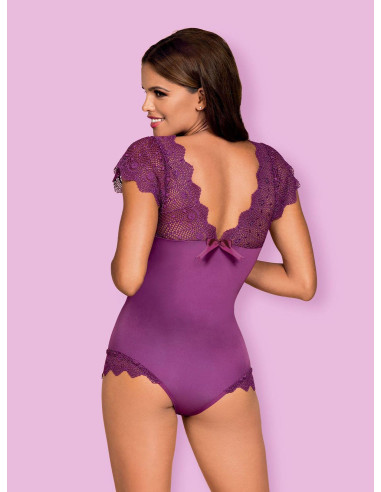 Bielizna-Moketta body fioletowe L/XL