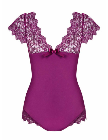 Bielizna-Moketta body fioletowe L/XL