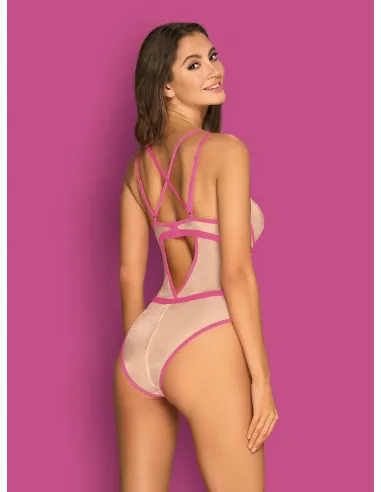Bielizna-Nudelia body różowe L/XL