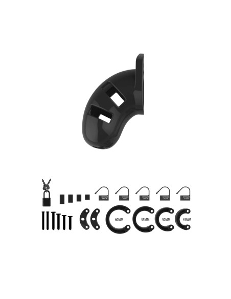 Model 13 Chastity Cock Cage Black - 6,5 cm