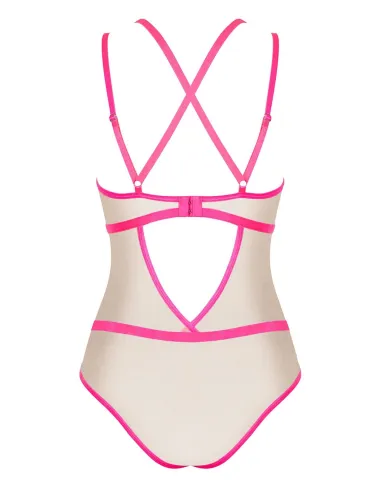 Bielizna-Nudelia body różowe L/XL