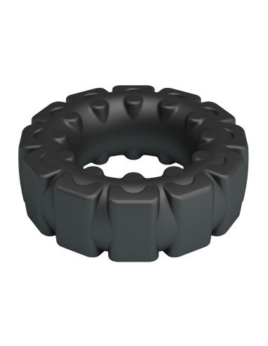 Crazy Bull Laiden Super Soft Silicone Cock Ring – Black