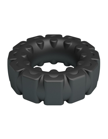 Crazy Bull Laiden Super Soft Silicone Cock Ring – Black