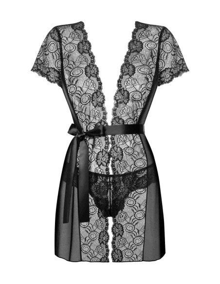 Bielizna-Alluria peniuar i stringi  S/M