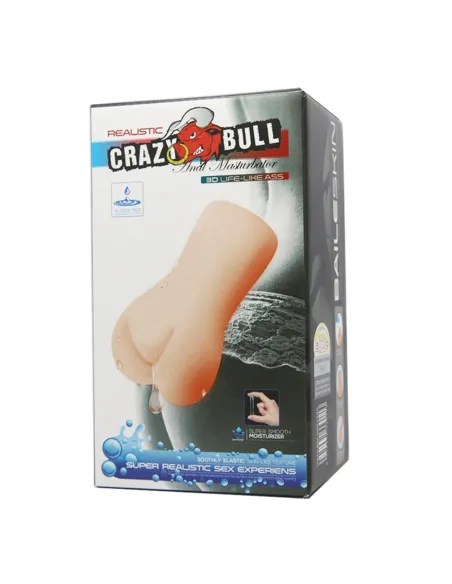 CRAZY BULL- REALISTIC 3D LIFE-LIKE ASS, Water lubricant