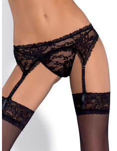 Bielizna-Catia pas do pończoch i stringi L/XL