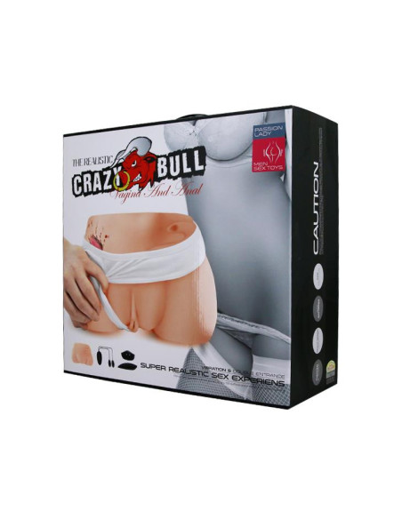 CRAZY BULL - Realistic Vagina and Anal Vibrating