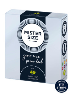 MISTER SIZE 49mm Condoms 3pcs Natural 2