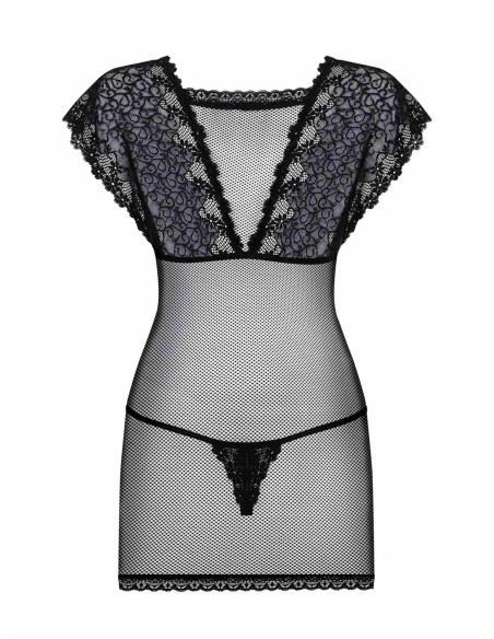 Bielizna-821-CHE-1 koszulka i stringi L/XL