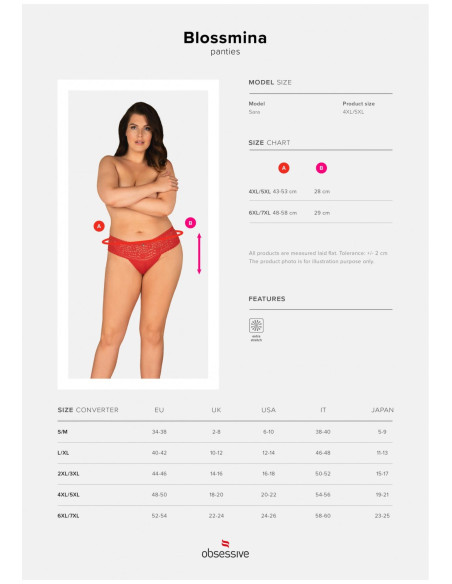 Bielizna-Blossmina figi 6XL/7XL