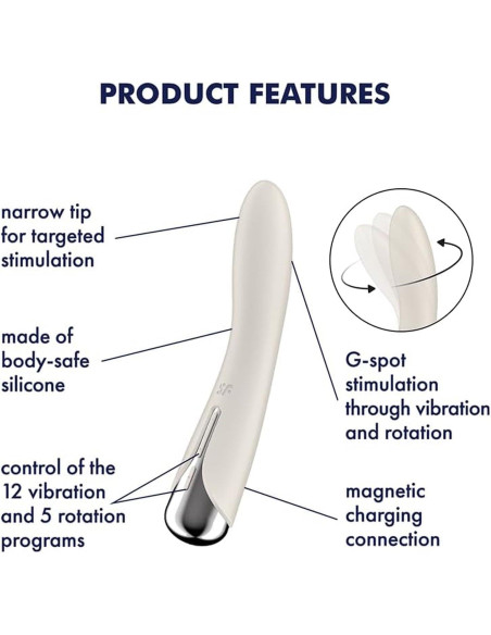 Satisfyer Spinning Vibe 1 Beige