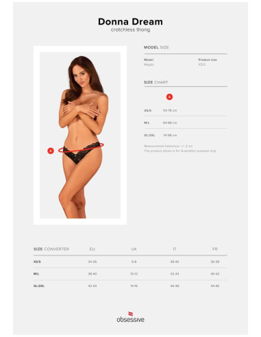 Donna Dream stringi otwarte  M/L