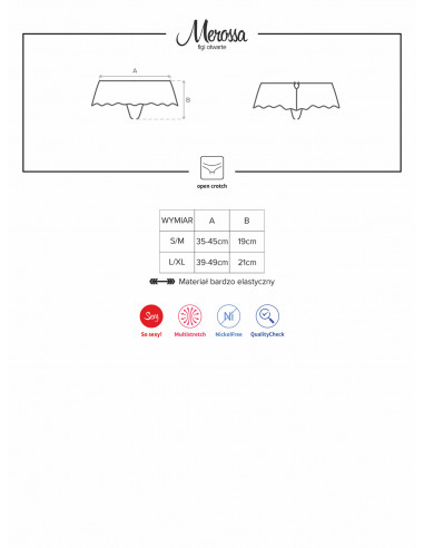 Bielizna-Merossa figi otwarte  S/M