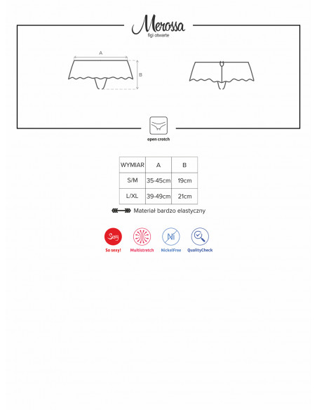 Bielizna-Merossa figi otwarte  S/M