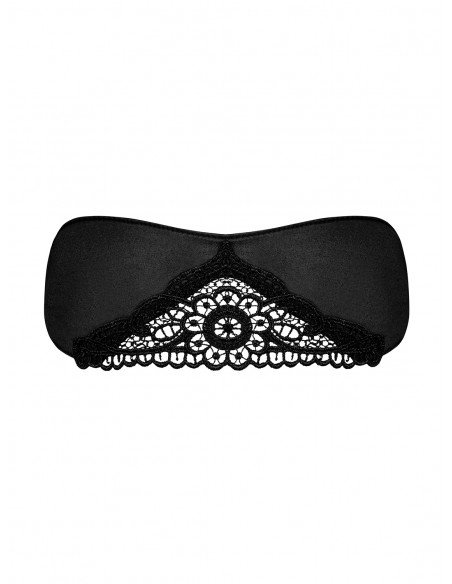Bielizna-Satinia maska czarna