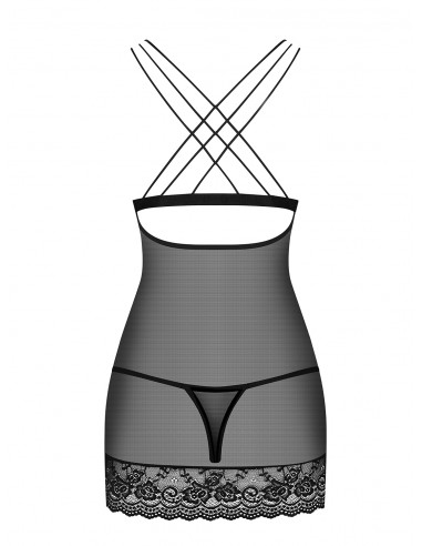 Bielizna-854-CHE-1 koszulka i stringi L/XL