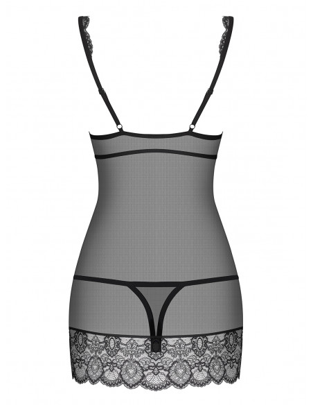 Bielizna-853-CHE-1 koszulka i stringi L/XL