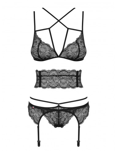 Bielizna-Frivolla komplet 4-częściowy  S/M