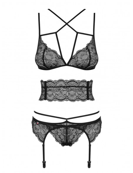 Bielizna-Frivolla komplet 4-częściowy  S/M