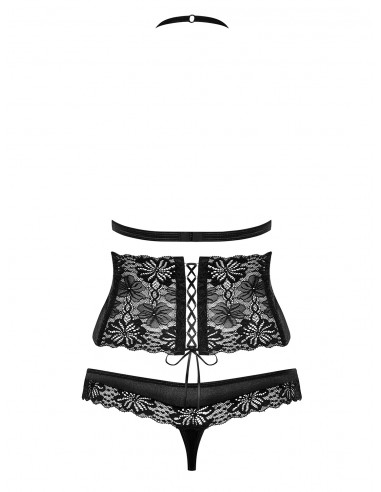 Bielizna-846-SEG-1 komplet 3-częściowy  S/M