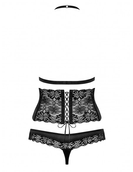 Bielizna-846-SEG-1 komplet 3-częściowy  S/M