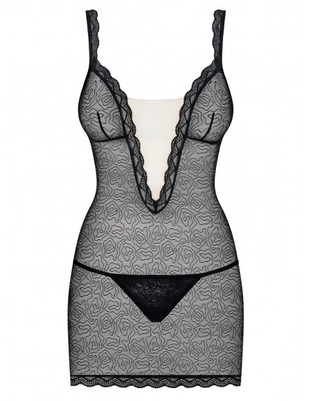 Bielizna-811-CHE-1 koszulka i stringi L/XL