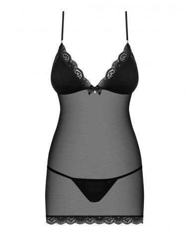 Bielizna-841-CHE-1 koszulka i stringi L/XL