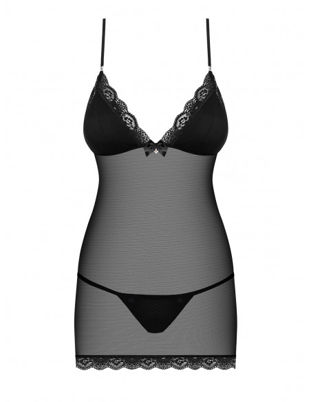 Bielizna-841-CHE-1 koszulka i stringi L/XL