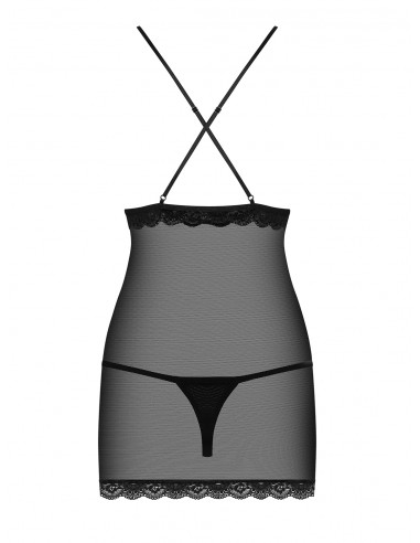 Bielizna-841-CHE-1 koszulka i stringi L/XL