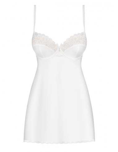 Bielizna-871-CHE-2 koszulka i stringi  S/M