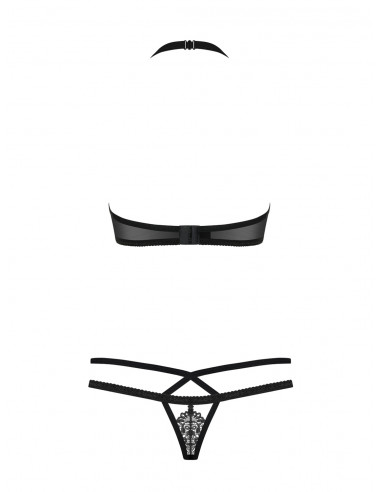 Bielizna-838-SET-1 komplet 2-częściowy czarny L/XL