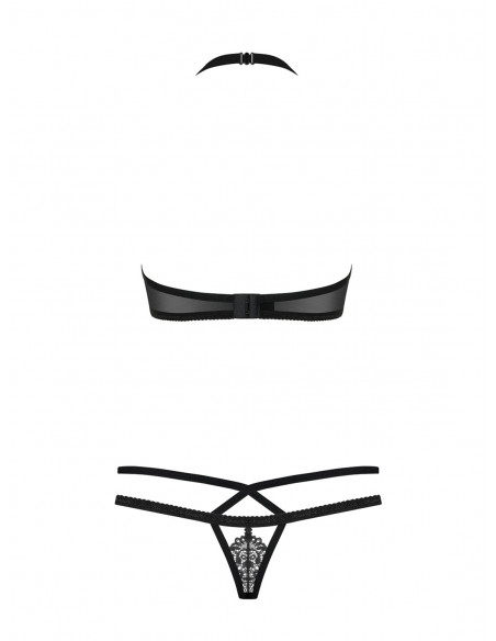 Bielizna-838-SET-1 komplet 2-częściowy czarny L/XL