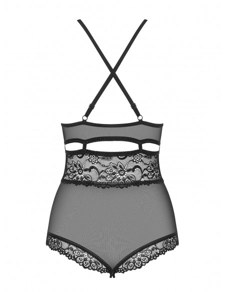 Bielizna-838-TED-1 body otwarte czarne  S/M