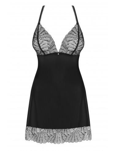 Bielizna-Chiccanta koszulka i stringi czarna L/XL