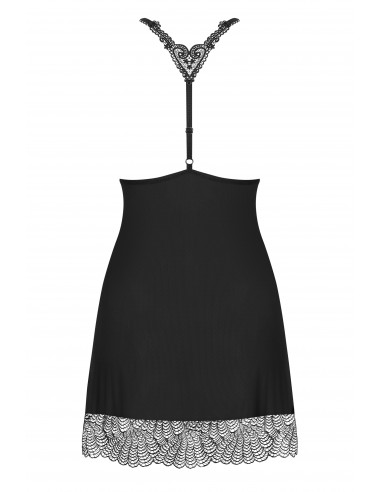 Bielizna-Chiccanta koszulka i stringi czarna L/XL